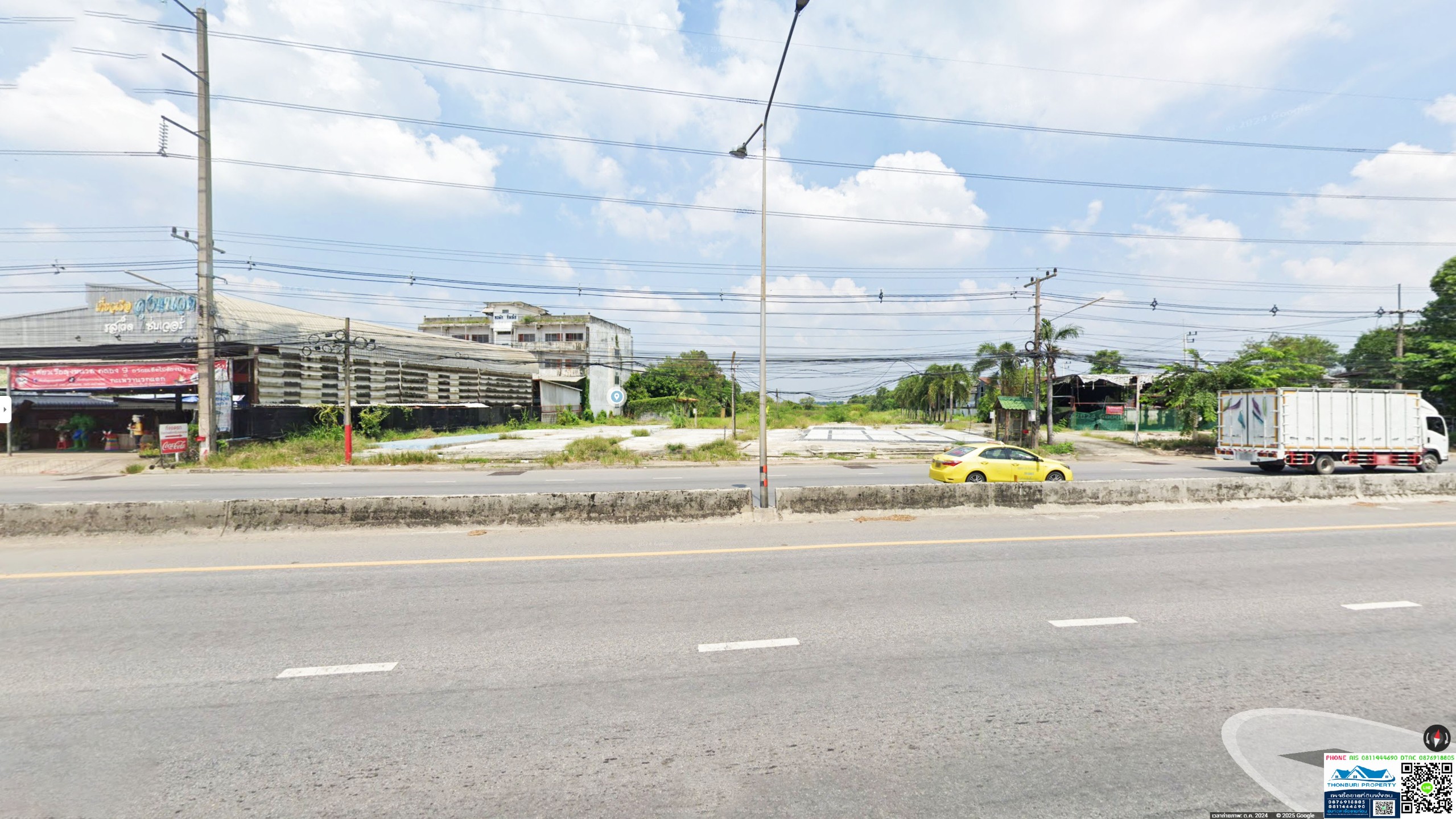 ✨ที่ดินติดถนนรังสิต–นครนายก คลอง 9 (ขาออก) พื้นที่ขนาดใหญ่ทำเลดี ✨ - Image 1