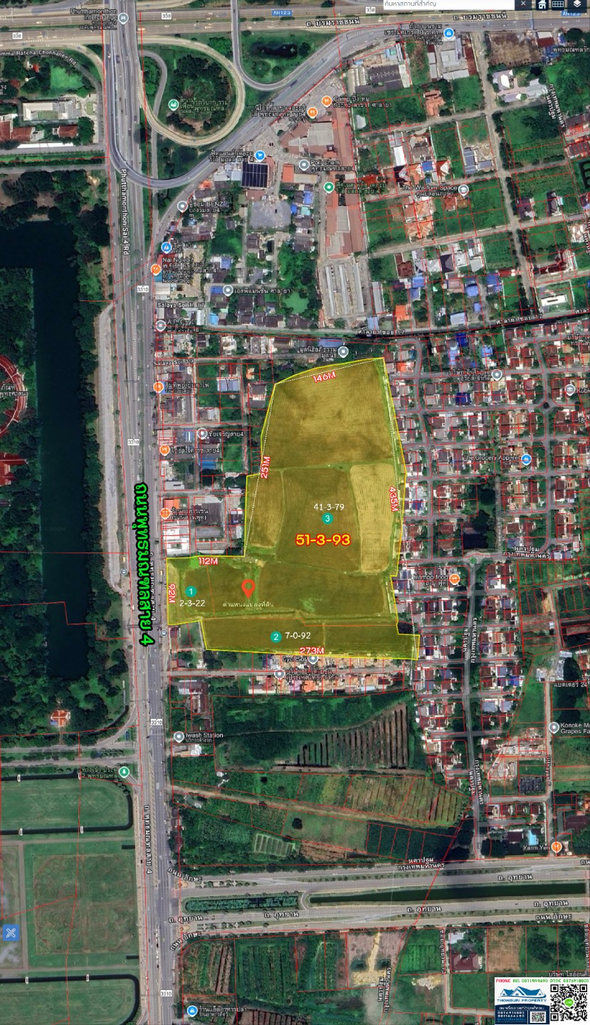 🏙️ ที่ดินศักยภาพสูง ทำเลทอง “พุทธมณฑลสาย 4” – ตรงข้ามพุทธมณฑล - Image 1